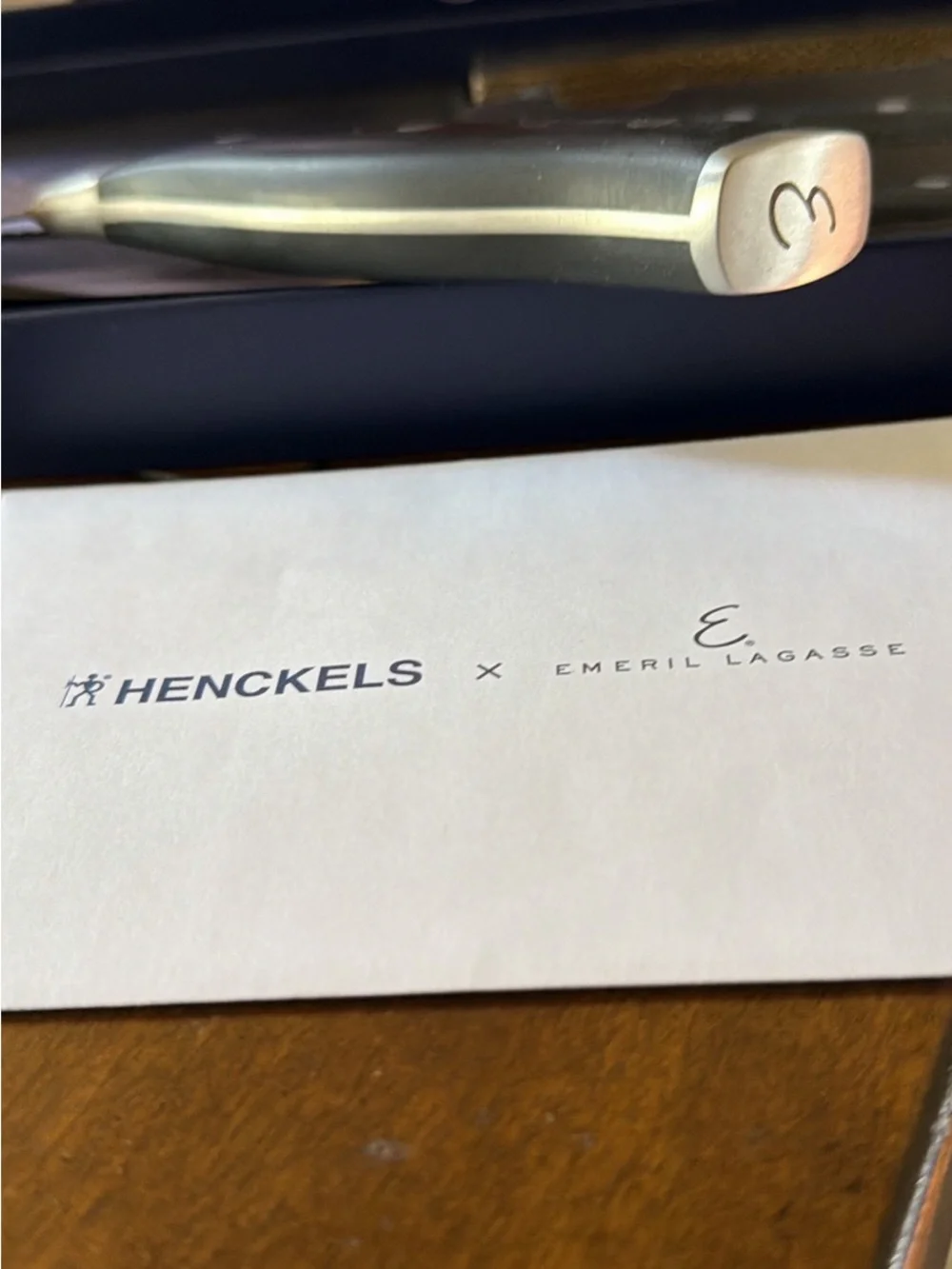Henckels x Emeril Laguiole 3-Piece Knife Set - Black Handles